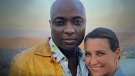Princess Märtha Louise of Norway and shaman Durek Verrett on Rebel Royals: An Unlikely Love Story (Image Via: Netflix)